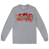 Heather Grey madre our lady Long Sleeve Tee - texasbilliewilder