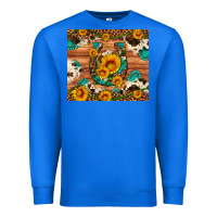 True Royal sunflower gemstone leopard cowhide horseshoe Premium Sweatshirt - Artiststas