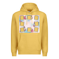 Antique Gold add your text photo collage life Premium Hoodie - MaliasSmallBusiness