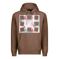 Chestnut add your text photo collage life Premium Hoodie - MaliasSmallBusiness