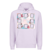 Lilac add your text photo collage life Premium Hoodie - MaliasSmallBusiness