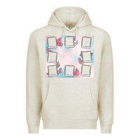 Oatmeal Heather add your text photo collage life Premium Hoodie - MaliasSmallBusiness