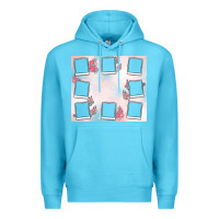 Ocean Blue add your text photo collage life Premium Hoodie - MaliasSmallBusiness
