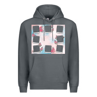 Rock add your text photo collage life Premium Hoodie - MaliasSmallBusiness