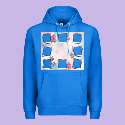 Add Your Text Photo Collage Life Premium Hoodie Designed By Maliassmallbusiness