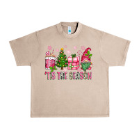 French Oak pink christmas 'tis the season gnome Urban Heavy Tee - Zillion Design Studio