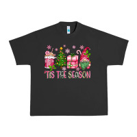 Pigment Black pink christmas 'tis the season gnome Urban Heavy Tee - Zillion Design Studio