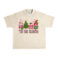 Sandshell pink christmas 'tis the season gnome Urban Heavy Tee - Zillion Design Studio