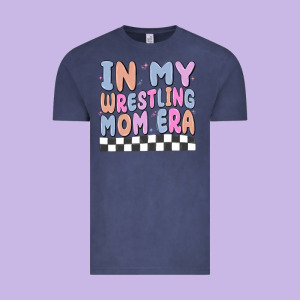 In My Wrestling Mom Era Vintage Tee Designed By Maliassmallbusiness