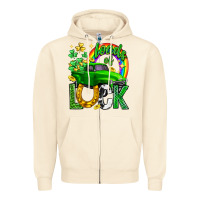 Sandshell Loads of luck truck st. patricks day Zipper Hoodie - Neo Western