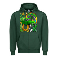 Sports Green Loads of luck truck st. patricks day Zipper Hoodie - Neo Western