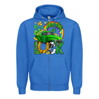 True Royal Loads of luck truck st. patricks day Zipper Hoodie - Neo Western