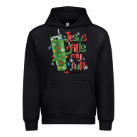 Black jesus fills my cup psalm 25 5 Urban Hoodie - MaliasSmallBusiness