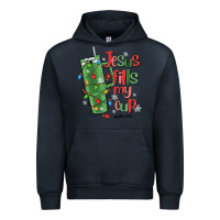 Navy jesus fills my cup psalm 25 5 Urban Hoodie - MaliasSmallBusiness