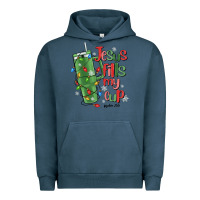 Pigment Midnight Navy jesus fills my cup psalm 25 5 Urban Hoodie - MaliasSmallBusiness