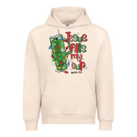 Sandshell jesus fills my cup psalm 25 5 Urban Hoodie - MaliasSmallBusiness