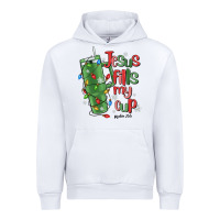 White jesus fills my cup psalm 25 5 Urban Hoodie - MaliasSmallBusiness