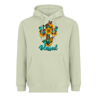 Matcha cross with butterfly blessed Heavyweight Hoodie - BundleAndBundleShop