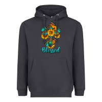 Smoke cross with butterfly blessed Heavyweight Hoodie - BundleAndBundleShop