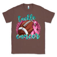 Chestnut Tackle Cancer Football Classic Tee - texasbilliewilder