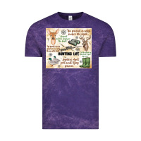 Cloud Purple hunting life Vintage Tee - MaliasSmallBusiness
