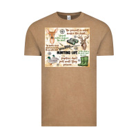 Vintage Coffee hunting life Vintage Tee - MaliasSmallBusiness