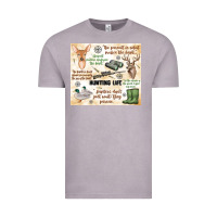 Vintage Zinc hunting life Vintage Tee - MaliasSmallBusiness