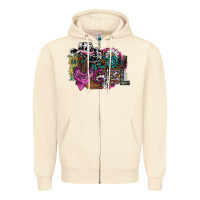 Sandshell cowgirl2 Zipper Hoodie - SublimationCraftShop