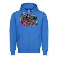 True Royal cowgirl2 Zipper Hoodie - SublimationCraftShop