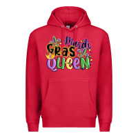 Cardinal mardi gras queen Premium Hoodie - MaliasSmallBusiness