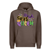 Coffee mardi gras queen Premium Hoodie - MaliasSmallBusiness