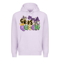 Lilac mardi gras queen Premium Hoodie - MaliasSmallBusiness