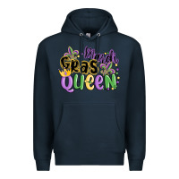 Navy mardi gras queen Premium Hoodie - MaliasSmallBusiness