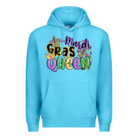Ocean Blue mardi gras queen Premium Hoodie - MaliasSmallBusiness