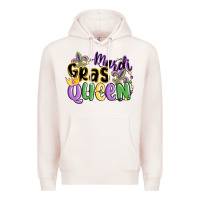 Pale Pink mardi gras queen Premium Hoodie - MaliasSmallBusiness