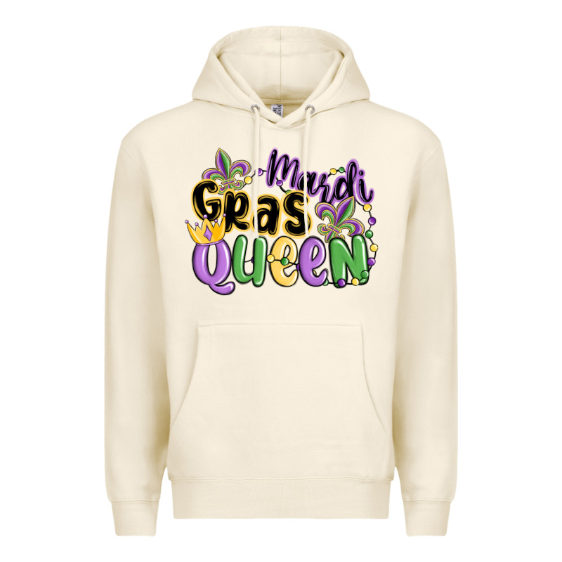Mardi Gras Queen Premium Hoodie by MaliasSmallBusiness | Teevron