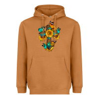 Meerkat cross with butterfly Heavyweight Hoodie - BundleAndBundleShop