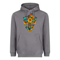 Storm cross with butterfly Heavyweight Hoodie - BundleAndBundleShop