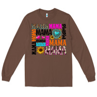 Chestnut mama gemstone sunflower Long Sleeve Tee - texasbilliewilder