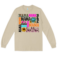Mushroom mama gemstone sunflower Long Sleeve Tee - texasbilliewilder
