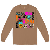 Toasted Coconut mama gemstone sunflower Long Sleeve Tee - texasbilliewilder