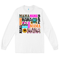 White mama gemstone sunflower Long Sleeve Tee - texasbilliewilder
