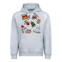 Heather Grey Merry Christmas Urban Hoodie - MaliasSmallBusiness