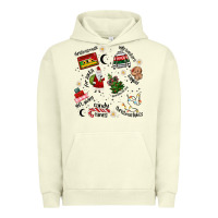 Pigment Pistachio Merry Christmas Urban Hoodie - MaliasSmallBusiness