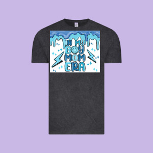 In My Boy Mom Era Vintage Tee Designed By Maliassmallbusiness