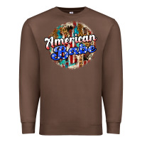 Chestnut american babe Premium Sweatshirt - JahusDesignShop