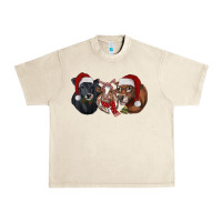 Sandshell Christmas Cows Urban Heavy Tee - RanaPortraitStore