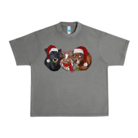 Tornado Christmas Cows Urban Heavy Tee - RanaPortraitStore
