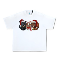 White Christmas Cows Urban Heavy Tee - RanaPortraitStore