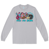 Moon Dust peace love racing Long Sleeve Tee - AdoDesignShop